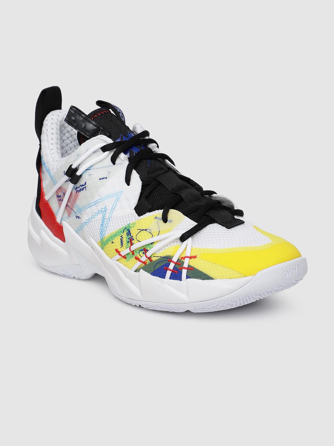Buy Nike Men White JORDAN WHY NOT ZER0.3 SE Basketball Shoes - Sports ...