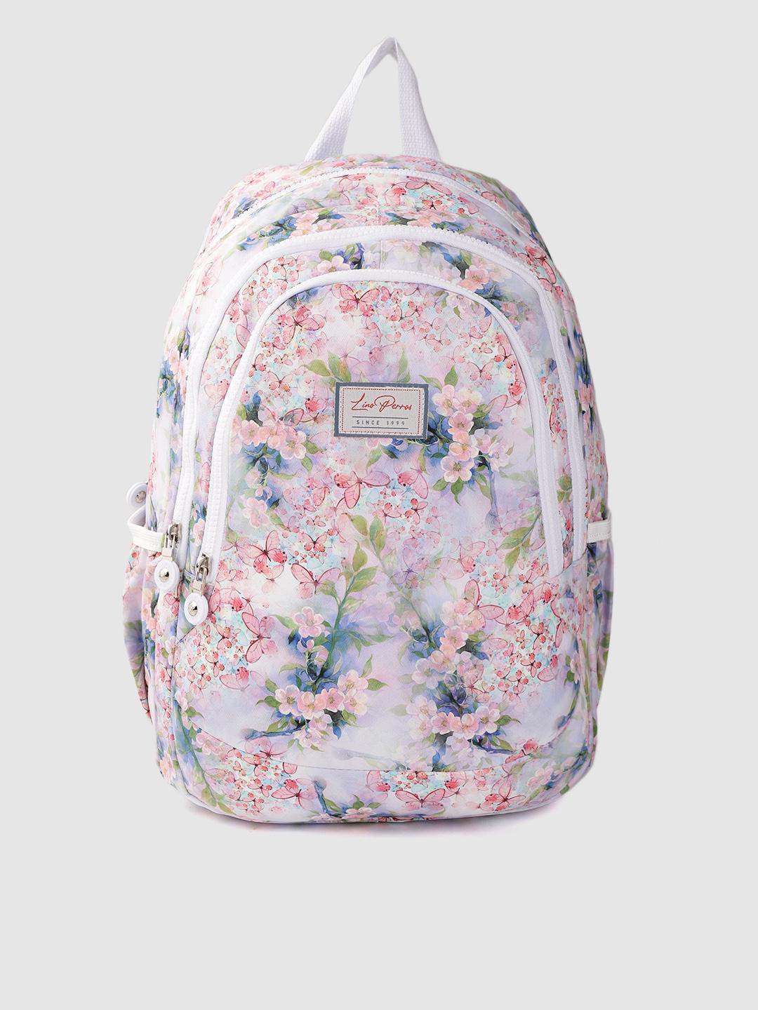 Buy Lino Perros Women Pacman Multicolored Floral Printed Backpack - - Accessories for Women