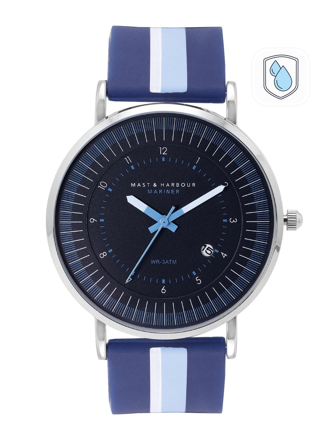 Buy Mast & Harbour Unisex Blue& White Analogue Watch MFB PN SM 1901 -  - Accessories for Unisex
