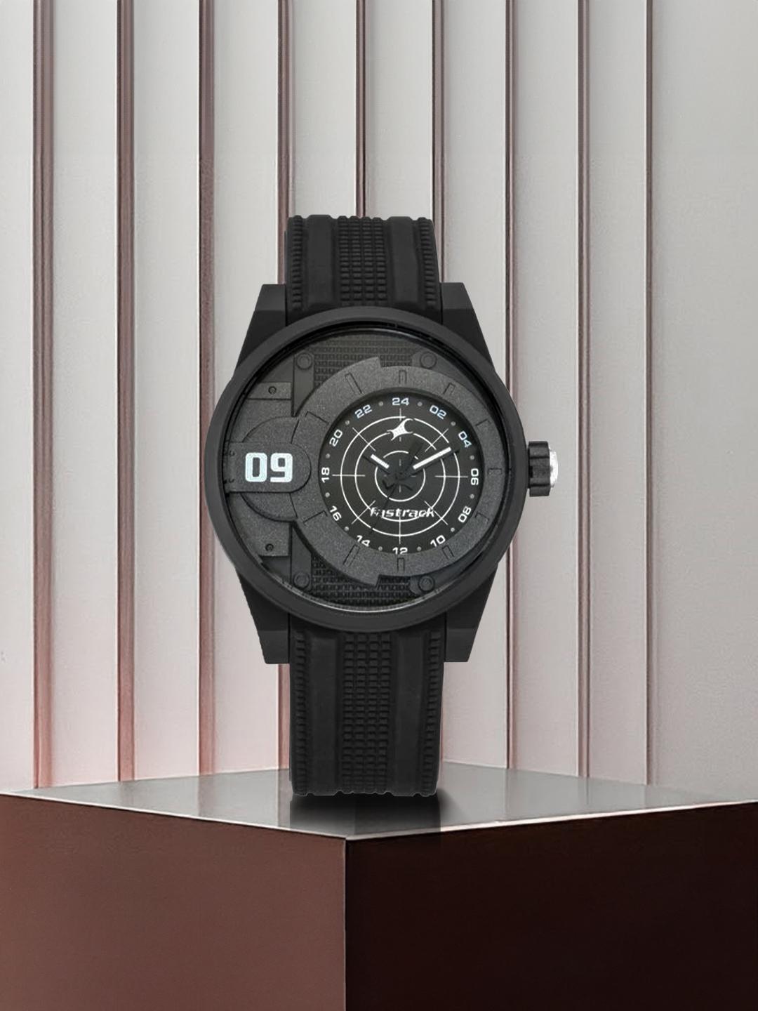 Buy Fastrack Trendies Quartz Analog With Black Dial Watch For Guys   Nt38058pp03 -  - Accessories for Men