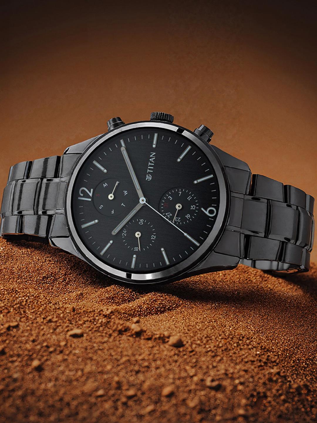 Buy Titan Workwear Multifunction Analog With Black Dial Watch For Men   Nt1805nm02 -  - Accessories for Men