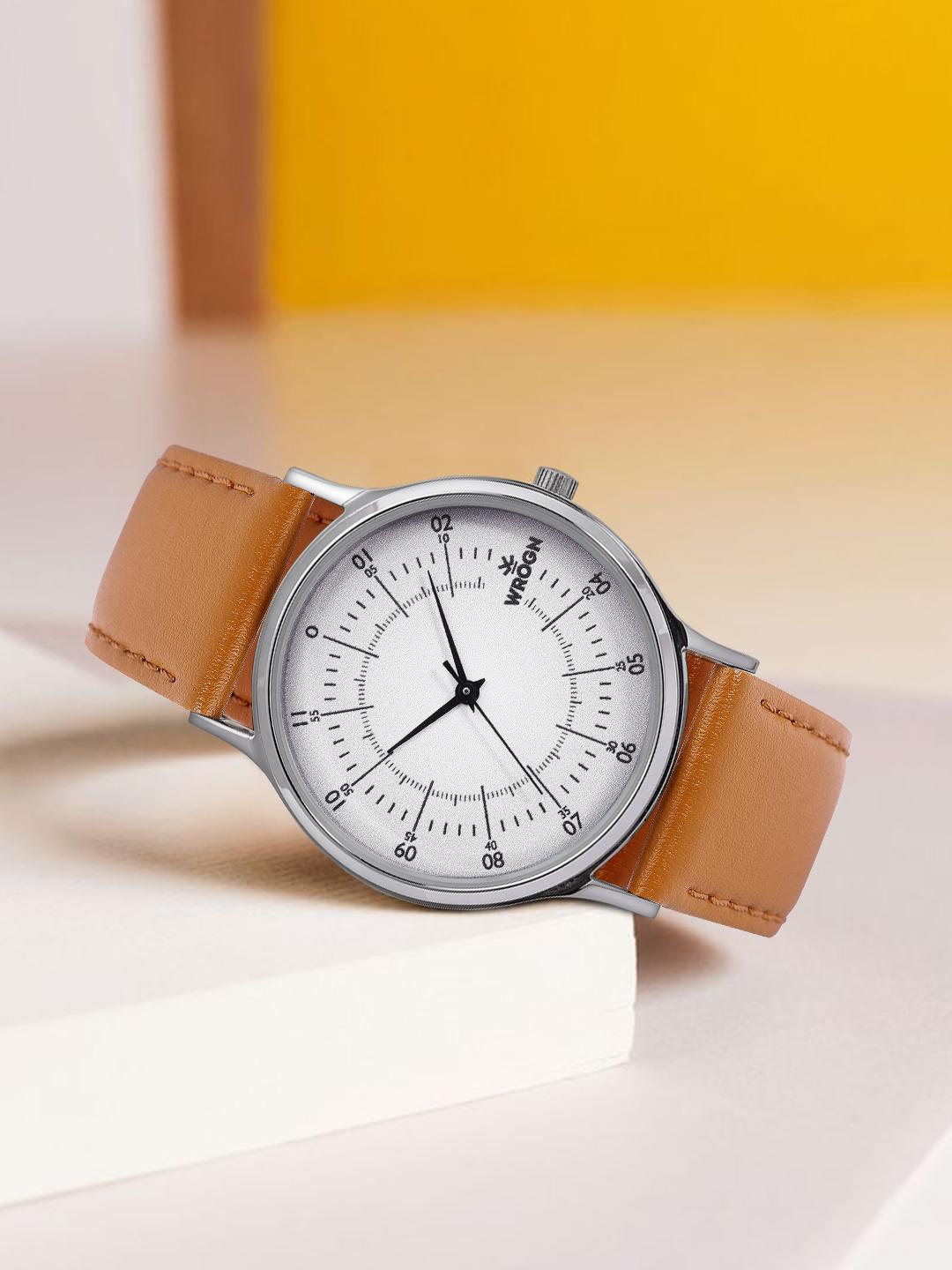 Buy WROGN Men White Analogue Watch WRG00042A - - Accessories for Men