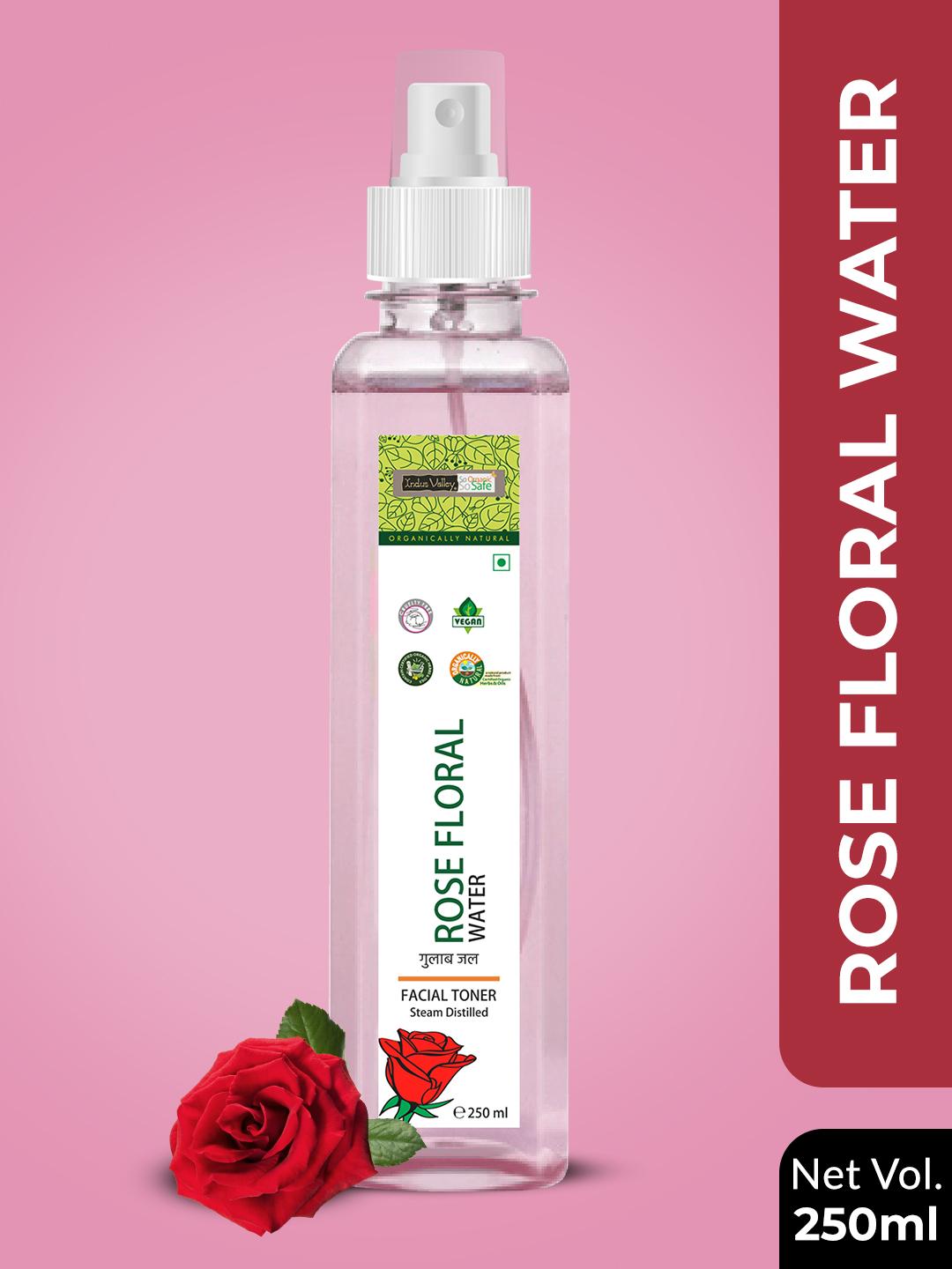 Buy Indus Valley Organic Ayurveda Fresh Rose Water Facial Toner 250ml -  - Personal Care for Unisex