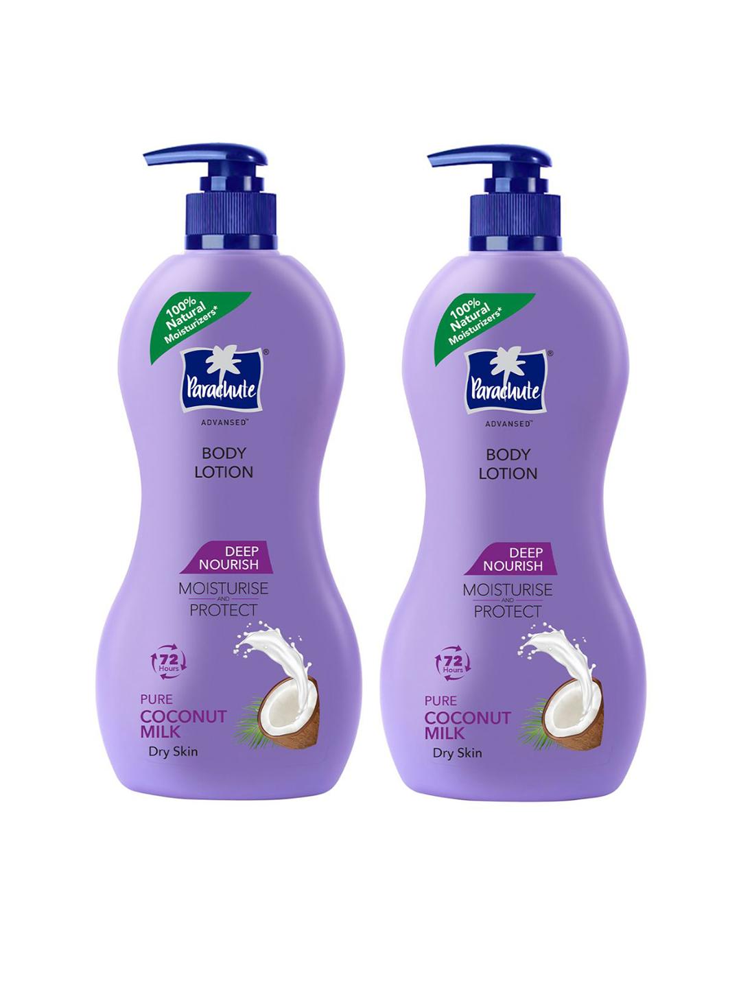 Buy Parachute Set Of 2 Original & Pure Coconut Milk Deep Nourish Body Lotion -  - Personal Care for Women
