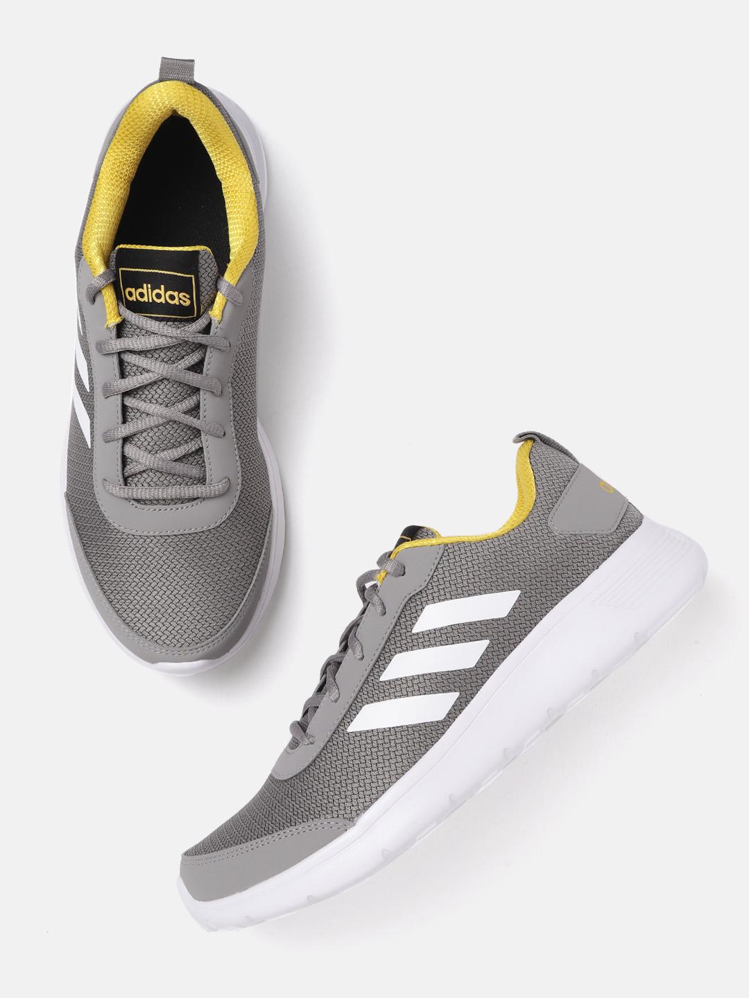 Buy ADIDAS Men Grey Woven Design Clear Factor Running Shoes - - Footwear for Men