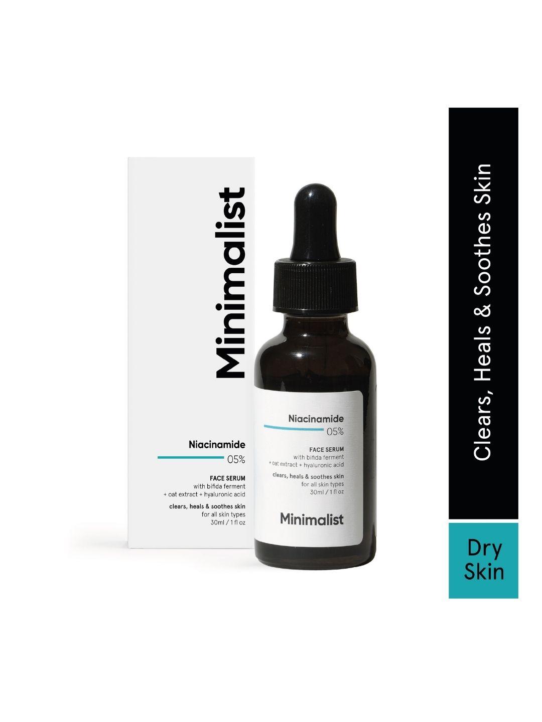 Buy Minimalist 5% Niacinamide Serum With Hyaluronic Acid 30 Ml - - Personal Care for Unisex