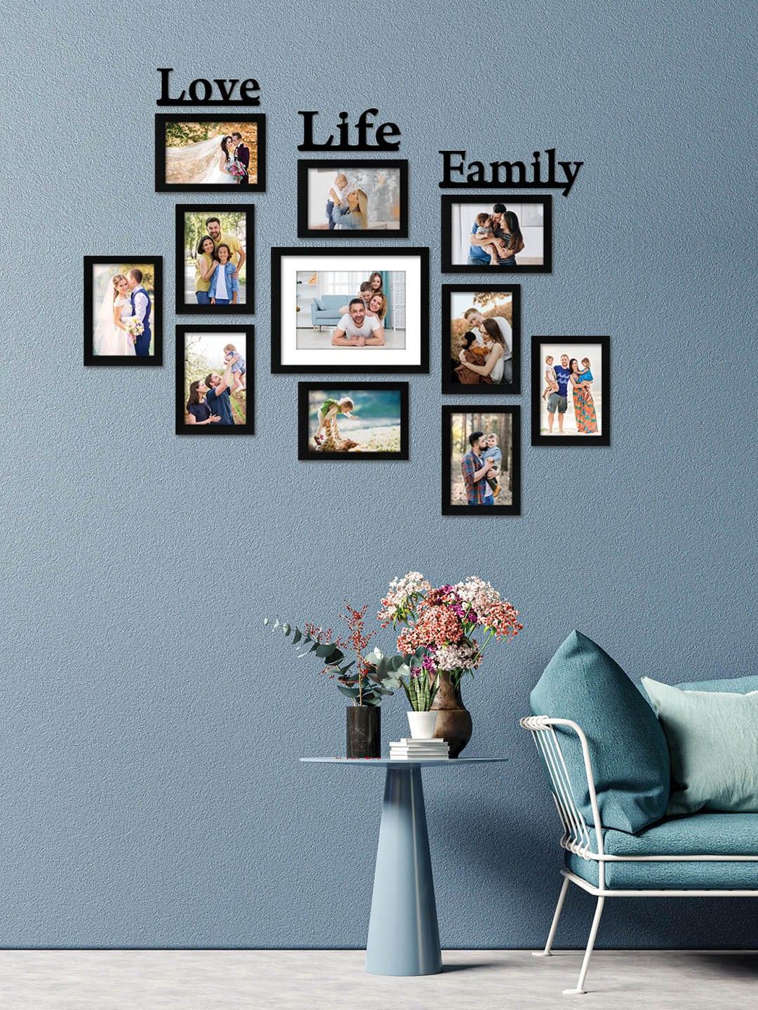 Random Photo Frames Buy RANDOM Set Of 11 Black Solid Individual Photo Frames - Photo Frames ...