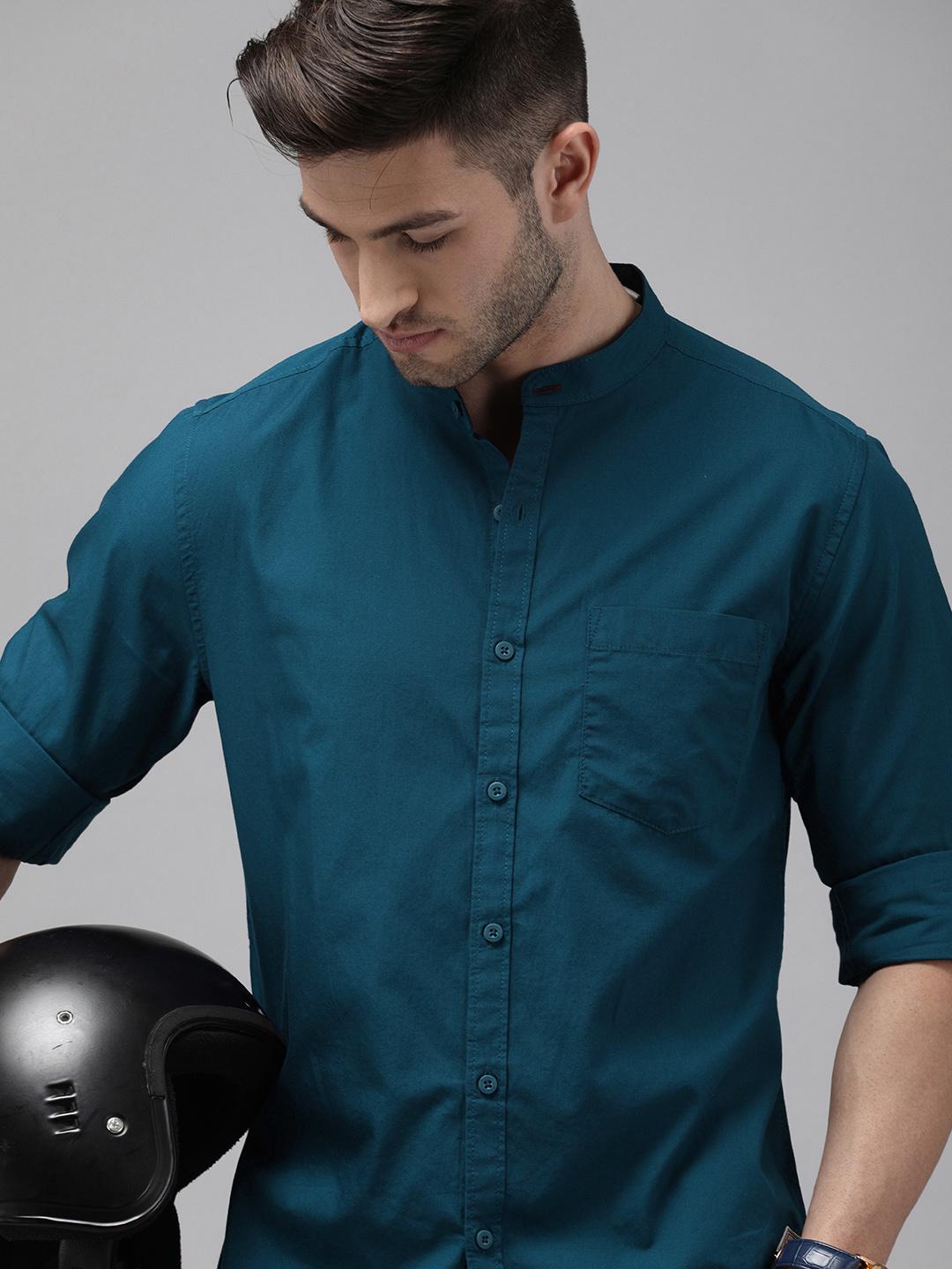 The Roadster Life Co. Men Pure Cotton Sustainable Casual Shirt