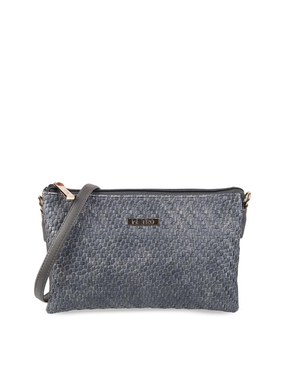 Buy Metro Grey PU Swagger Sling Bag - - Accessories for Women