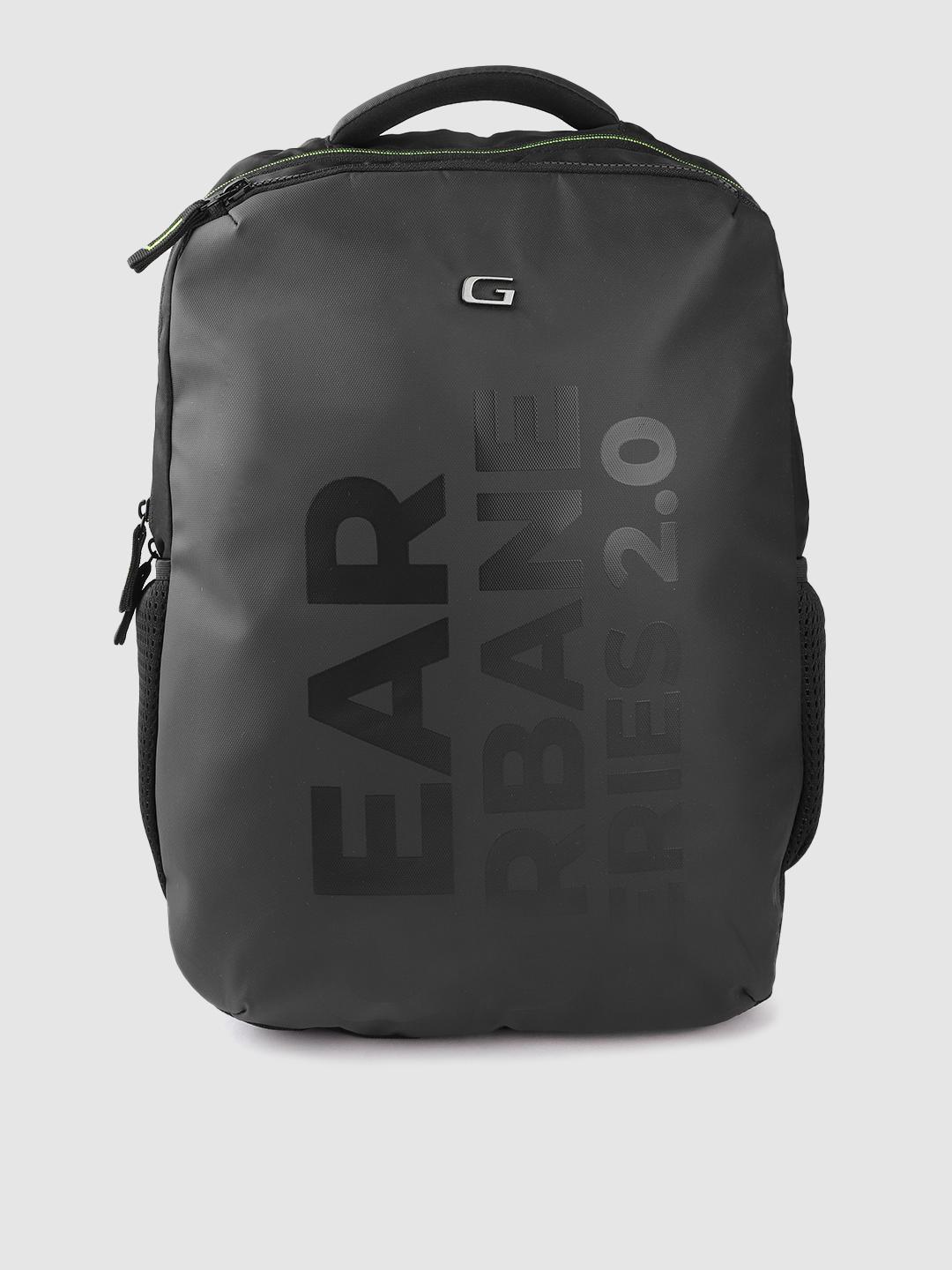 Gear Unisex Black & Fluorescent Green Brand Logo Print Parker Executiv