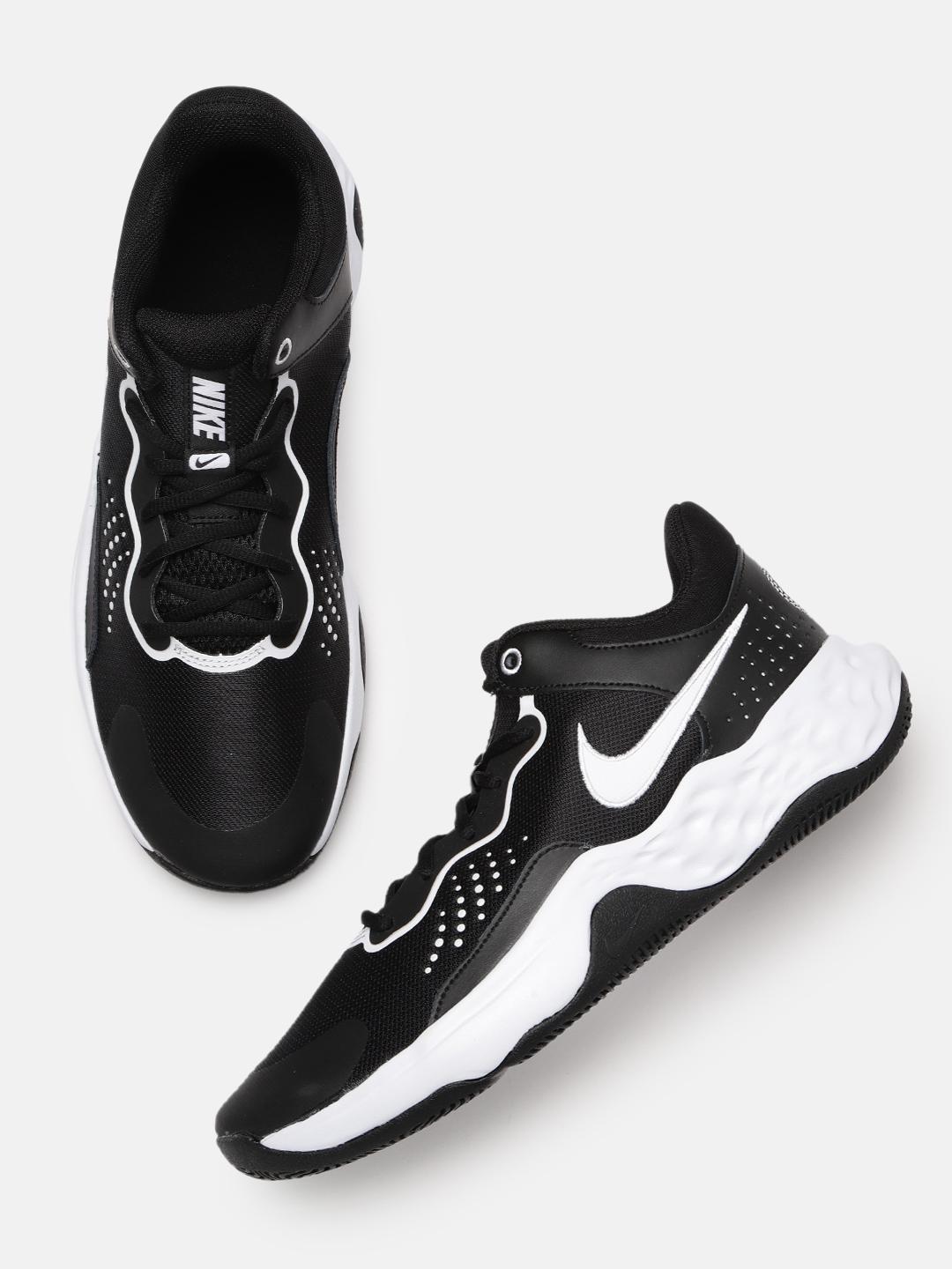 Buy Nike Men Black & White Perforated Fly.By 3 Mid Top Basketball Shoes -  - Footwear for Men