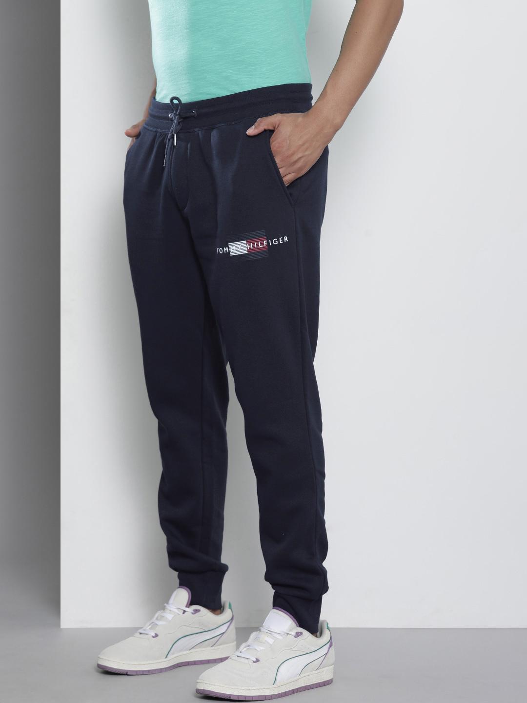 buy-tommy-hilfiger-men-blue-solid-joggers-track-pants-for-men