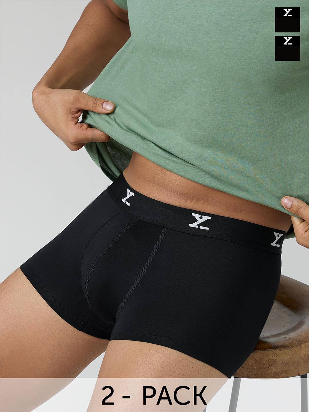 Buy XYXX Men Solid Pack Of 2 ACE IntelliSoft Modal - - Apparel for Men