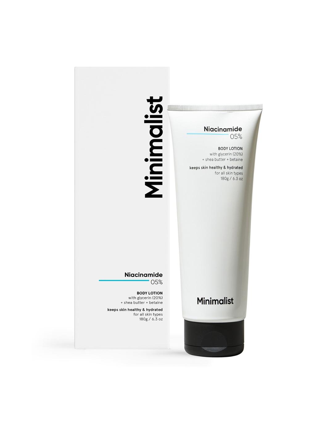 Buy Minimalist 5% Niacinamide Body Lotion With Shea Butter, Glycerin & Betaine 180 G - - Personal Care for Unisex