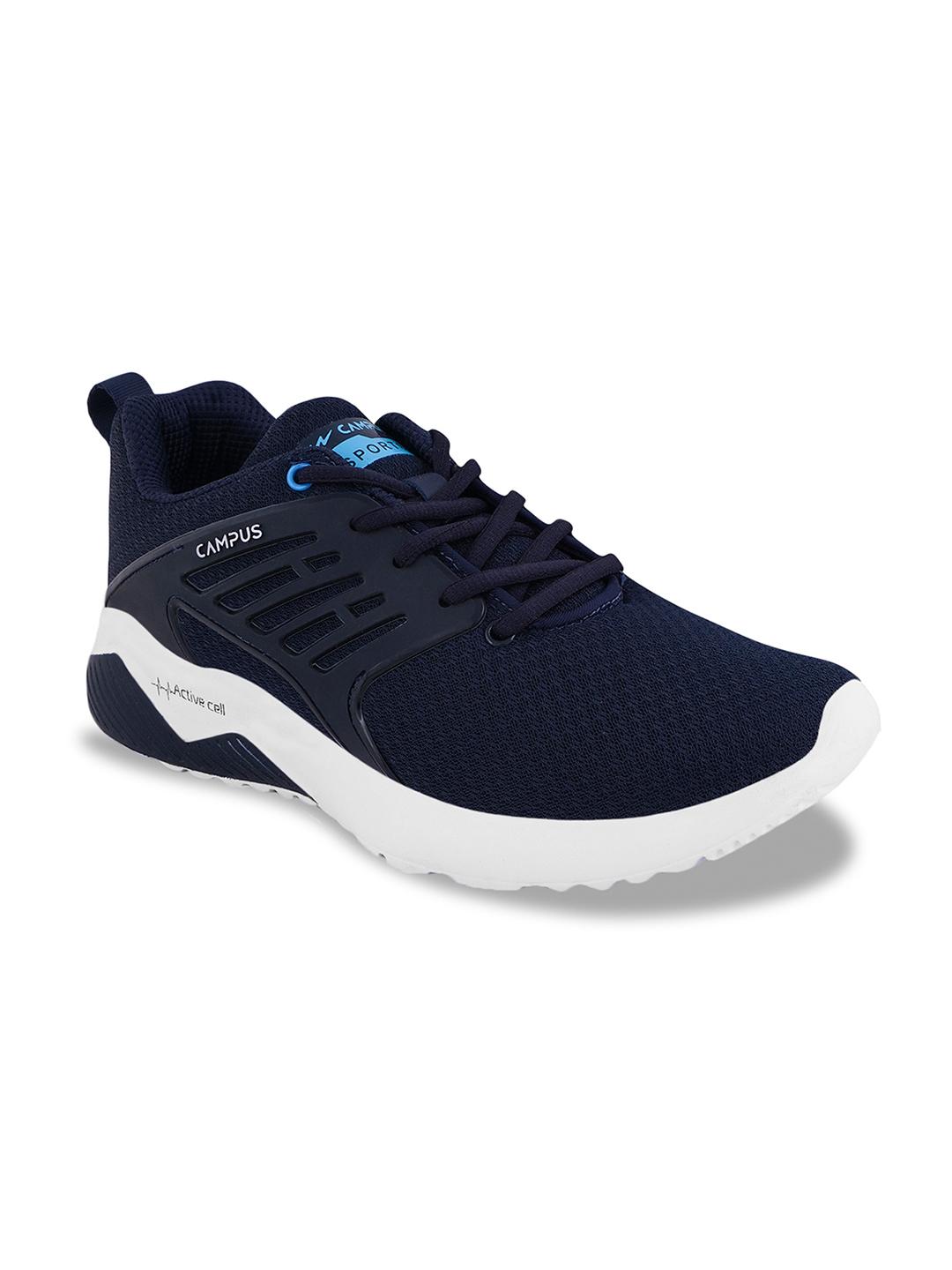 Buy Campus Men CRYSTA PRO Navy Blue Sports Running Shoes - - Footwear for Men