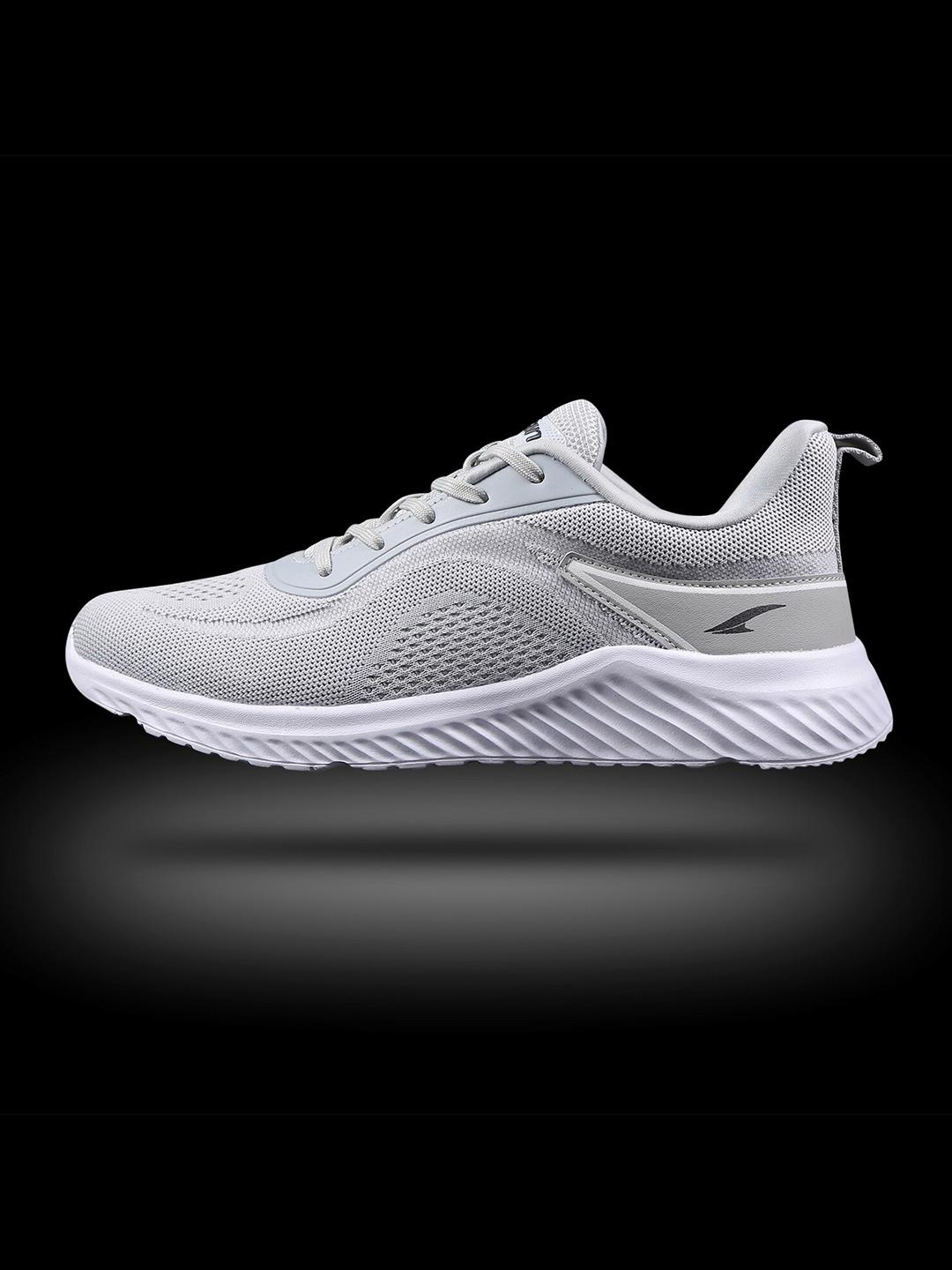 Buy ASIAN Men Grey Mesh Flyknit Delta 20 Running Shoes - - Footwear for Men