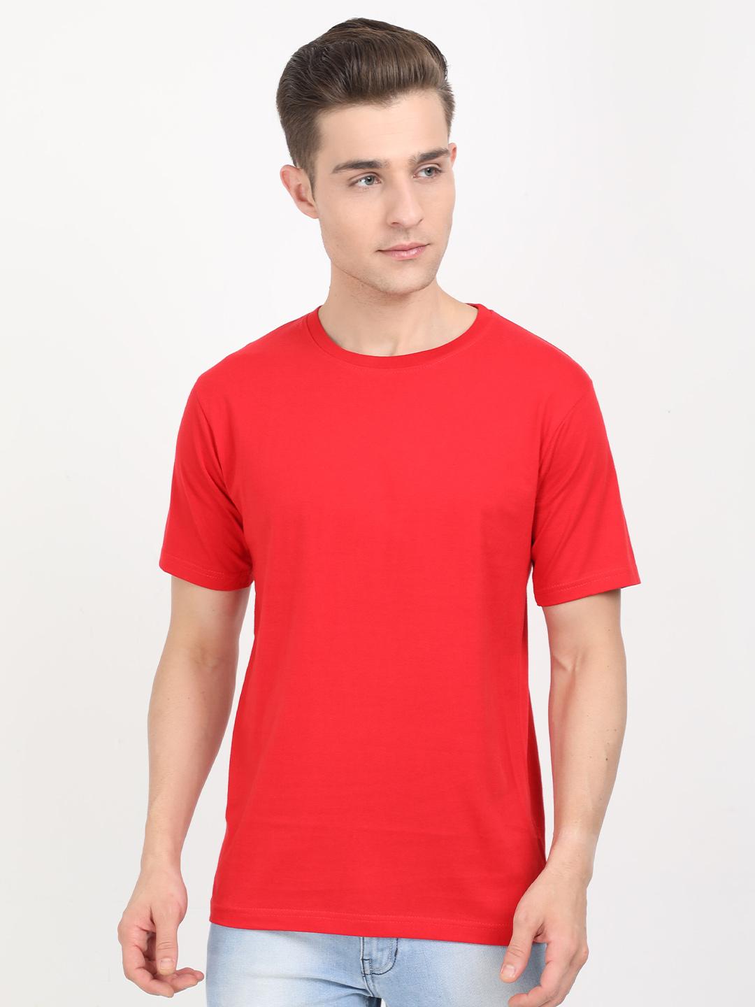 Buy Fleximaa Men Red T Shirt - Tshirts for Men 18117100 | Myntra