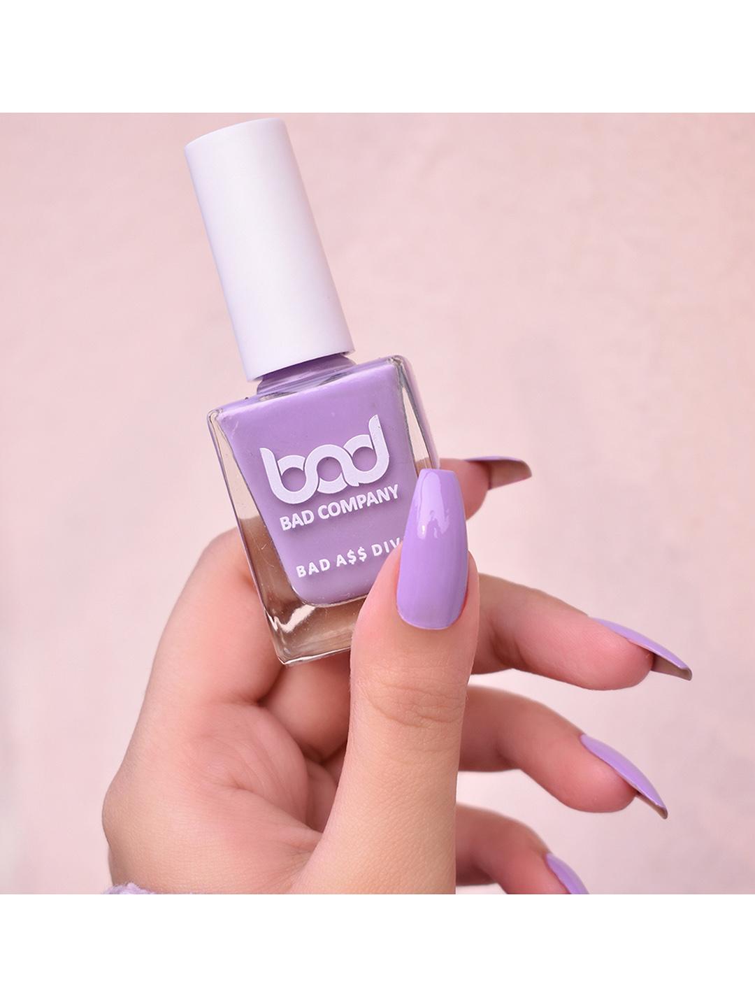 Buy BAD COMPANY No Toxin Light Lavender Nail Polish 76 Believer 10ml - - Personal Care for Women
