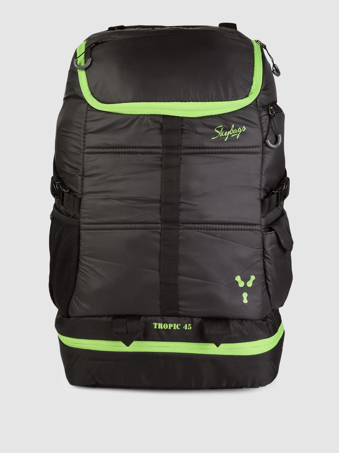 Buy Skybags Black Backpack With Compression Straps - Backpacks for ...