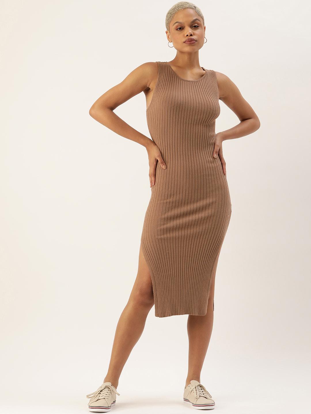 Top Forever 21 – Couleur Taupe – Taille S – Bon état Occasion – Style Tricot