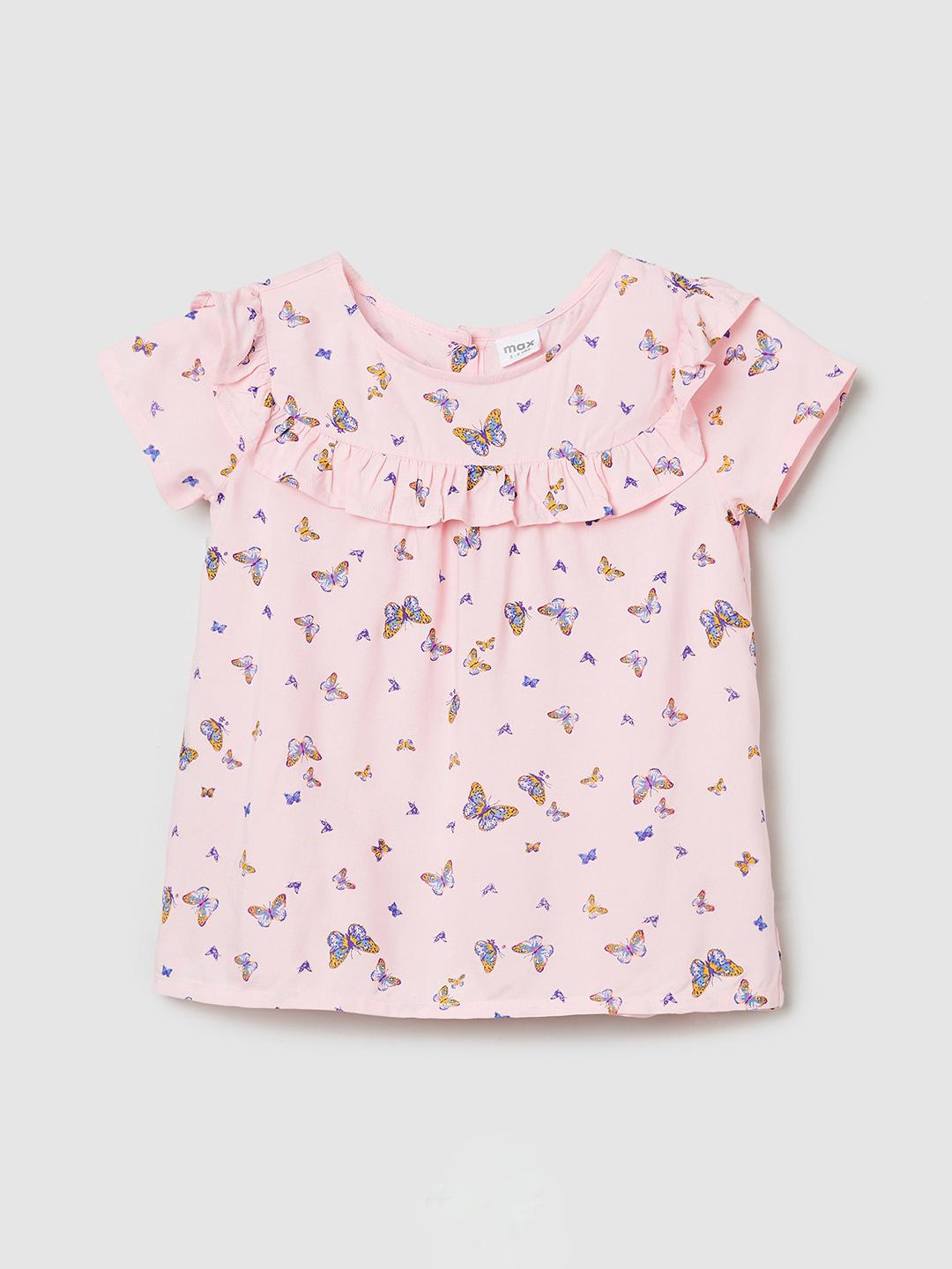 Buy Max Rust Print Top - Tops for Girls 18316958 | Myntra