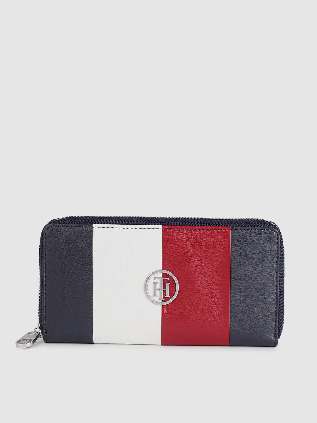 Tommy Hilfiger Blue Polyester Women Wallet