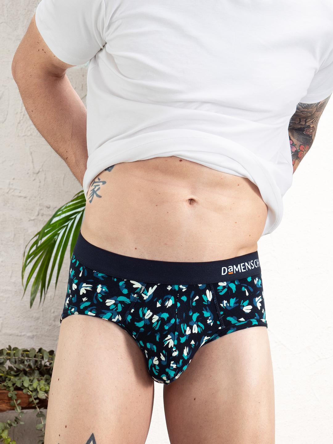 Buy DaMENSCH DEO SOFT Printed Premium Egyptian Cotton Modal Blend Briefs - - Apparel for Men