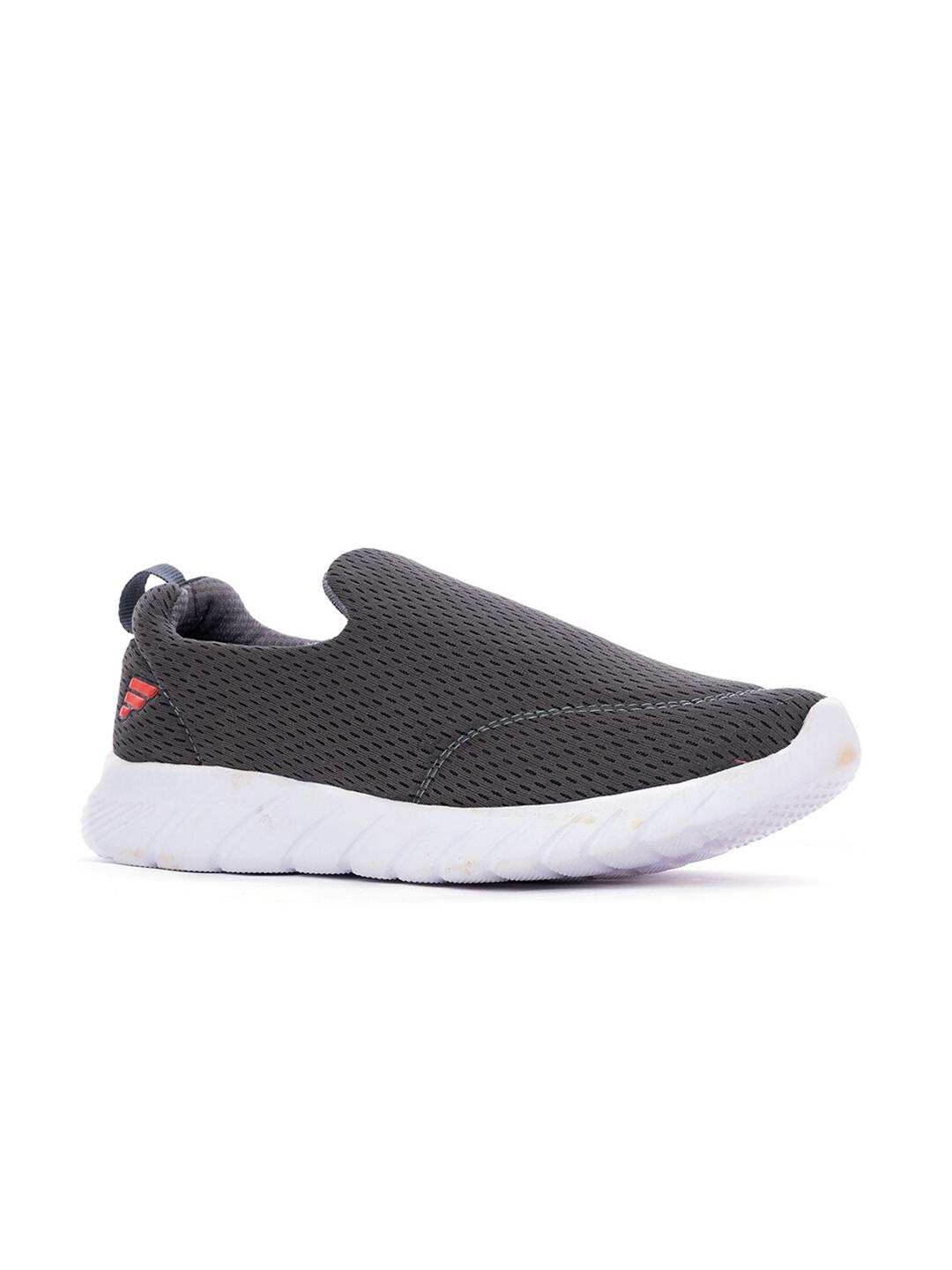 Buy Khadims Men Grey Textile Walking Non Marking Shoes - - Footwear for Men