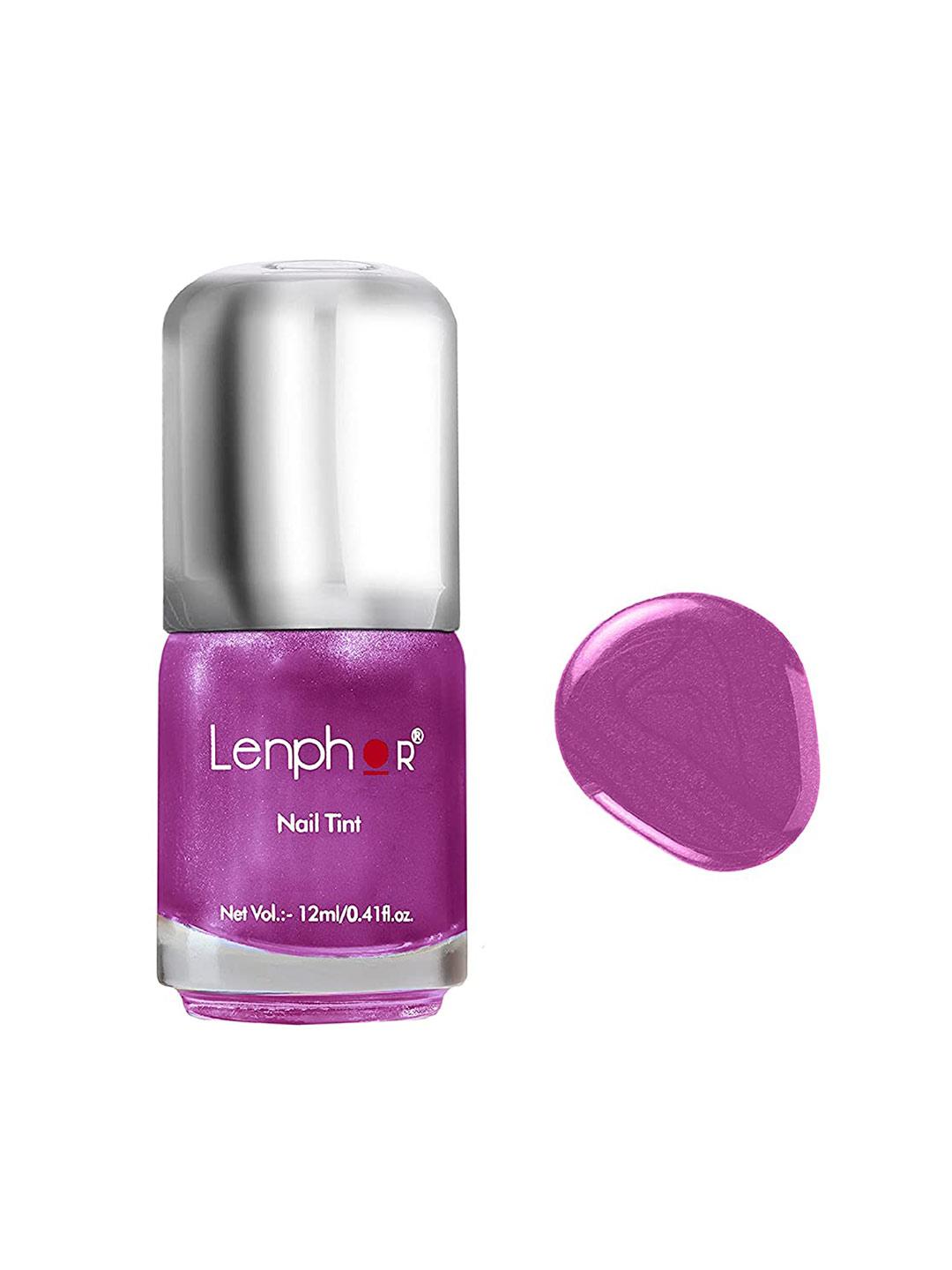 Buy Lenphor Shiny Nail Paint Purple Rage 12 Ml -  - Personal Care for Women