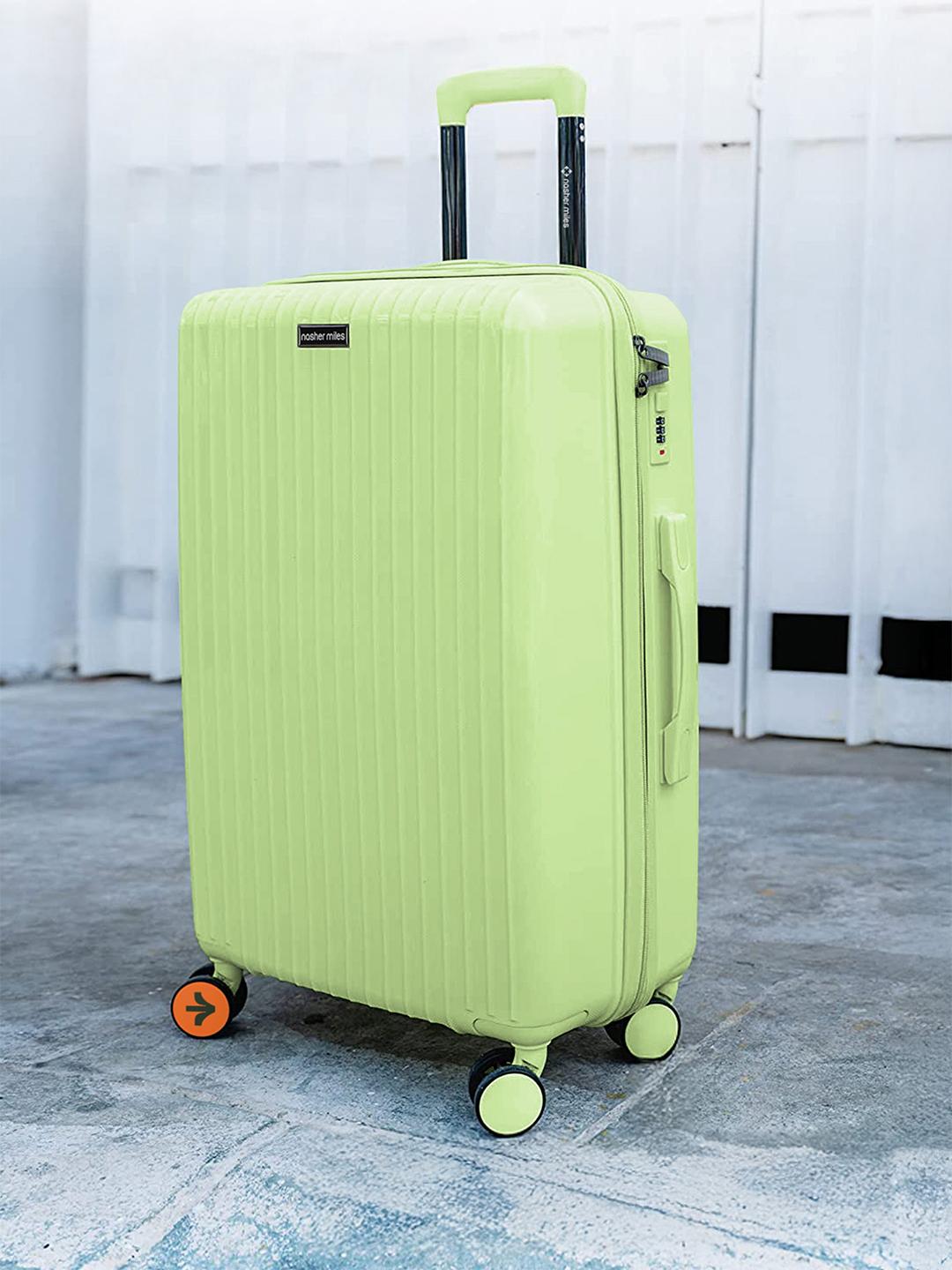 Buy Nasher Miles Lime Yellow Pondicherry Hardside Cabin Luggage Bag 20 Inch - - Accessories for Unisex