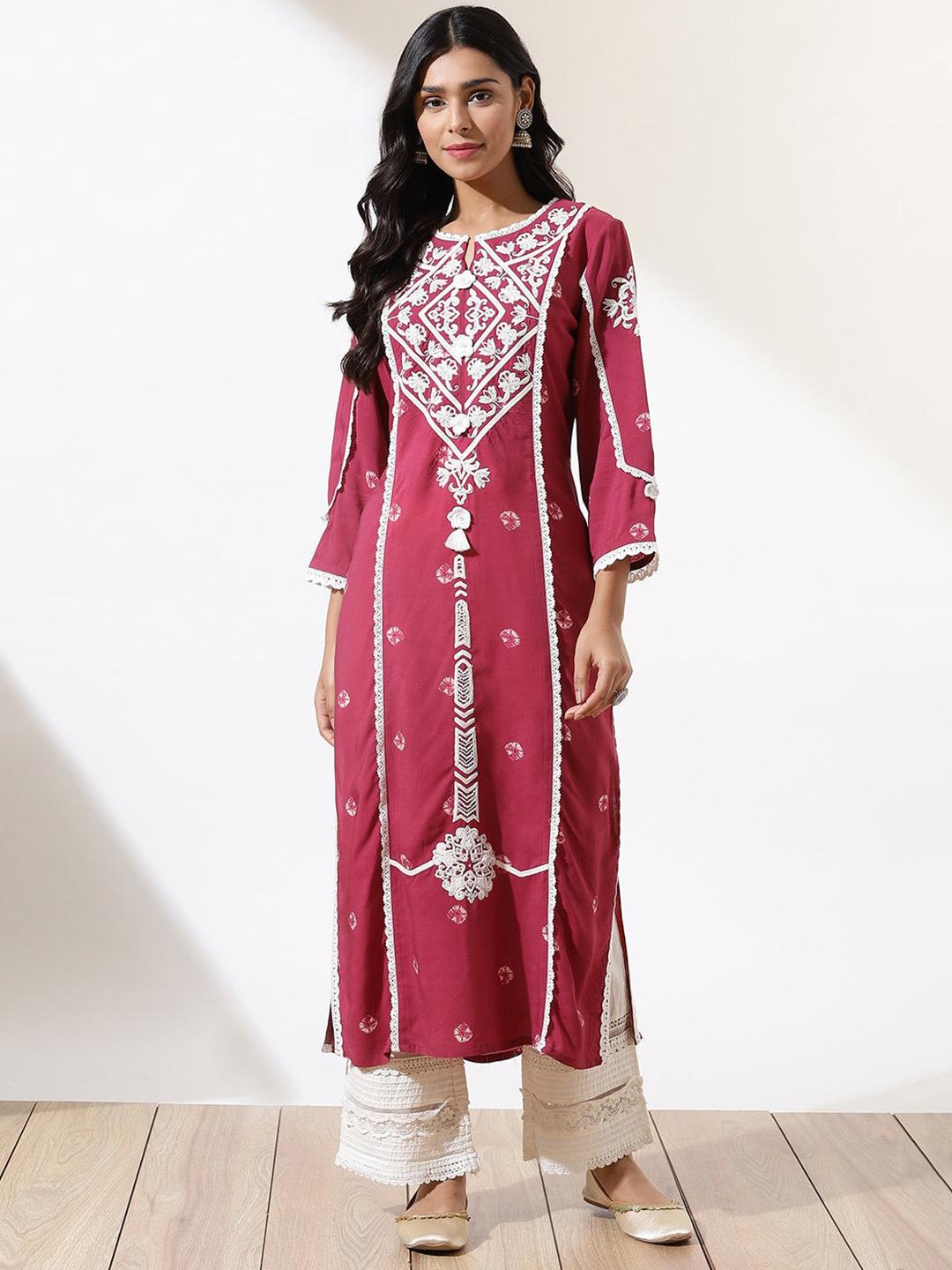 Lakshita - Embroiderd pink kurta