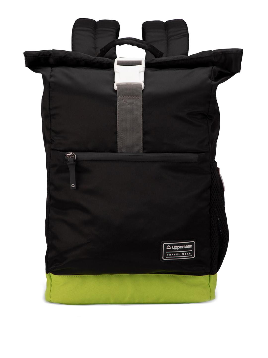 Buy Uppercase Unisex Black Zipper Backpacks - - Accessories for Unisex