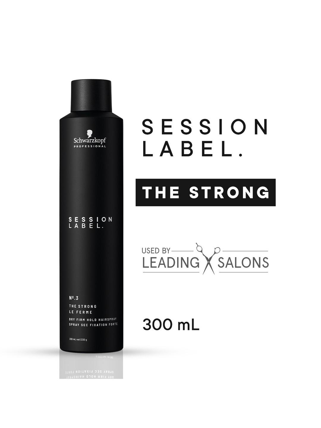 Buy Schwarzkopf PROFESSIONAL Session Label Strong Hold Hair Super Dry Fix Spray 300ml - - Personal Care for Unisex