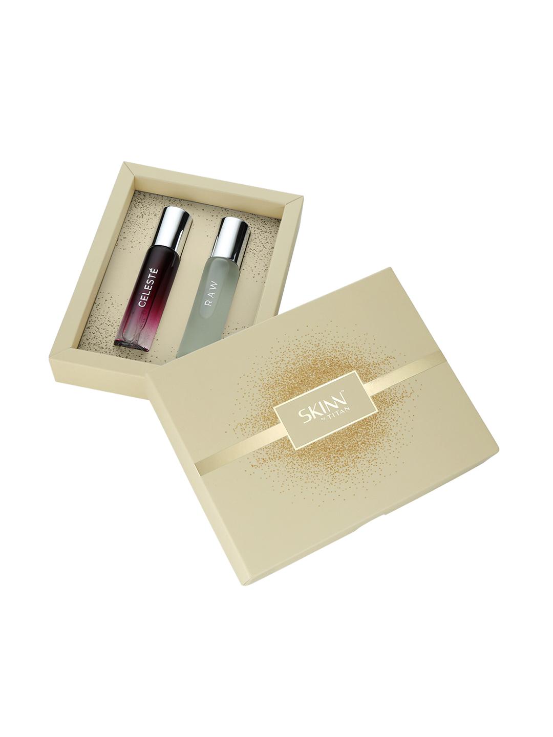 Buy SKINN Women Set Of 2 Raw & Celeste Eau De Parfum Fragrance Gift Set 20 Ml Each - - Personal Care for Unisex
