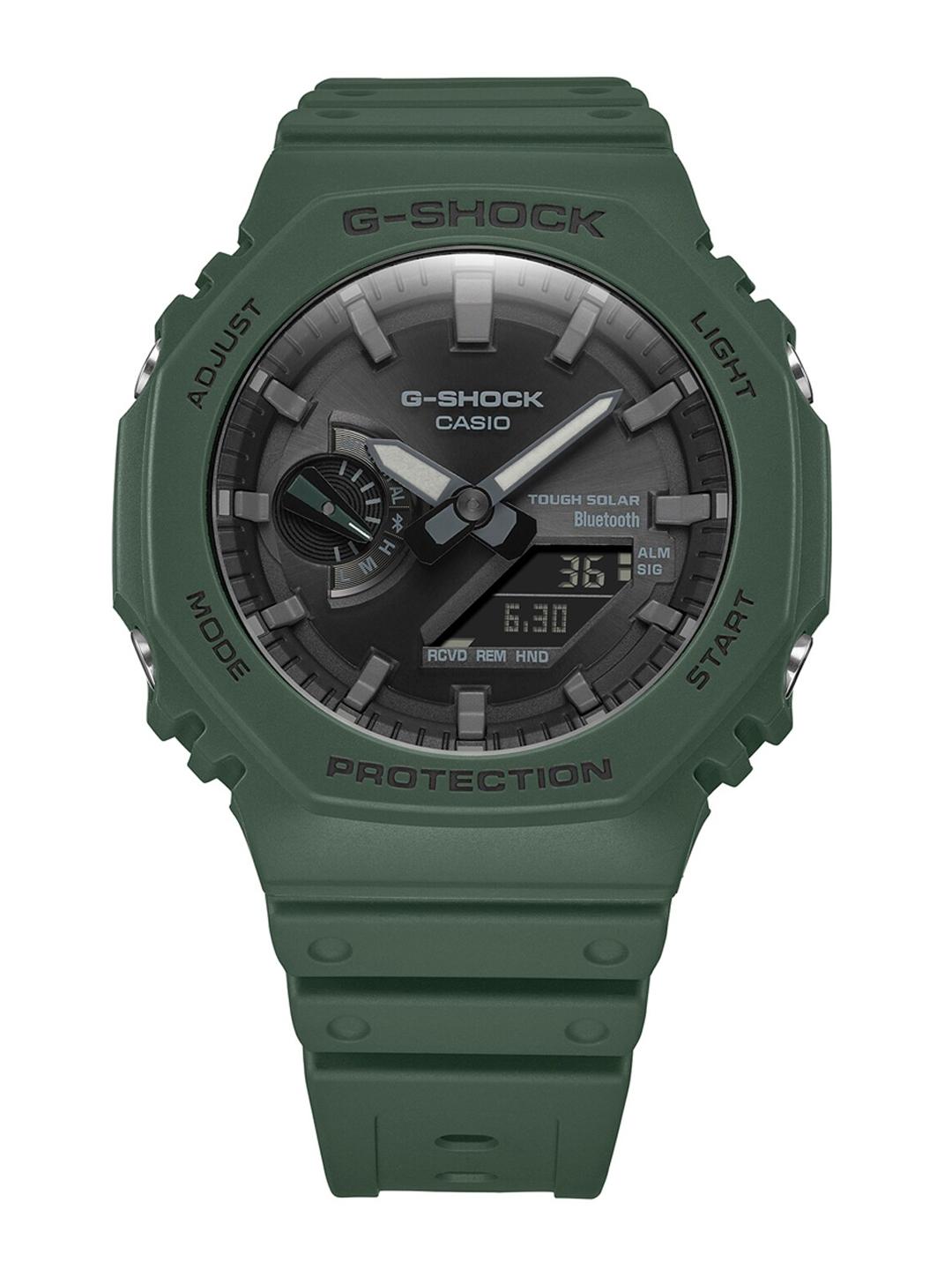 Buy CASIO Men G Shock GA B2100 3ADR Green Analog Digital Dial Green Resin Strap Watch G1244 - - Accessories for Men