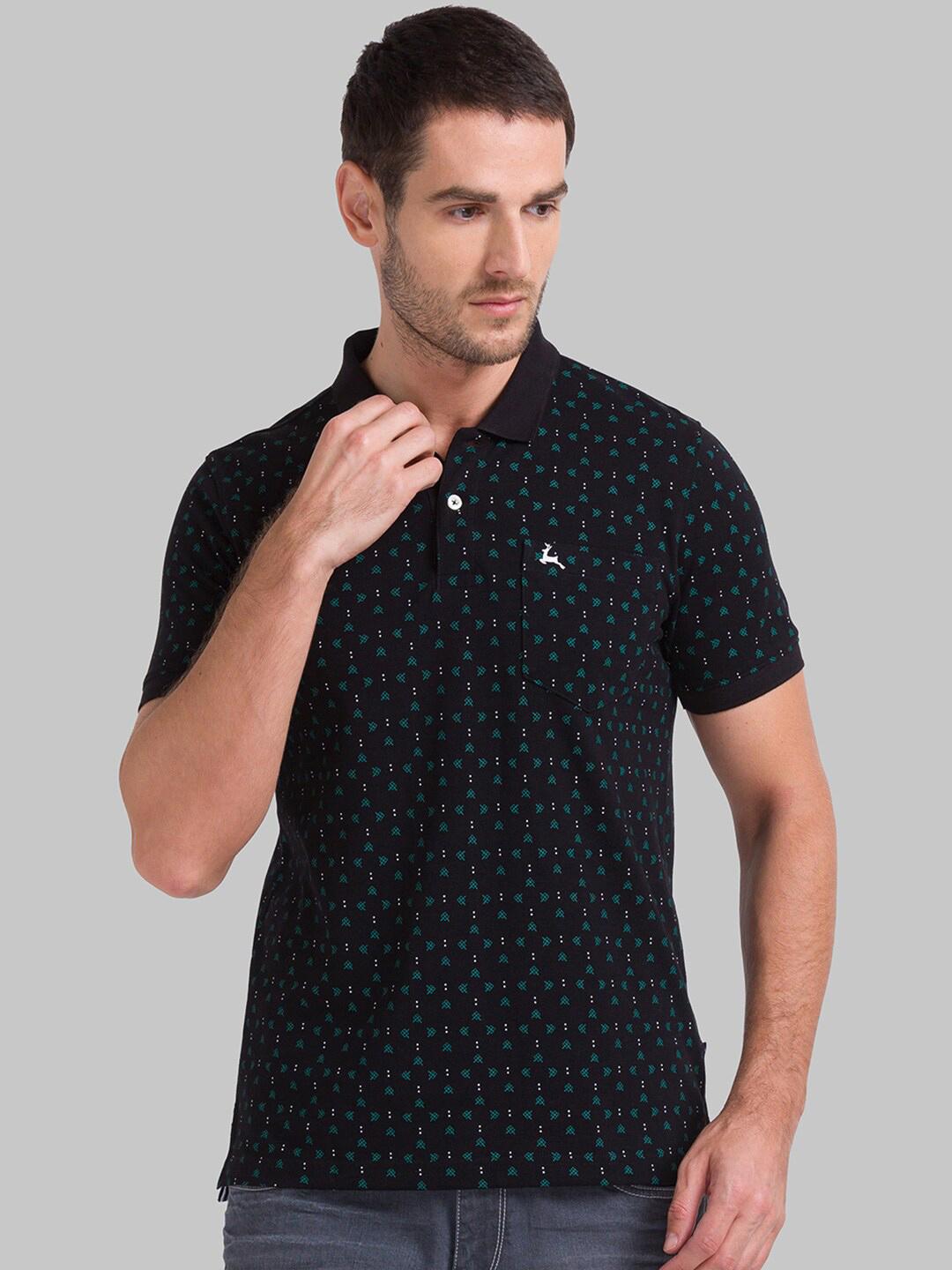 Buy Parx Men Black Polo Collar T Shirt - Tshirts for Men 19503626 | Myntra