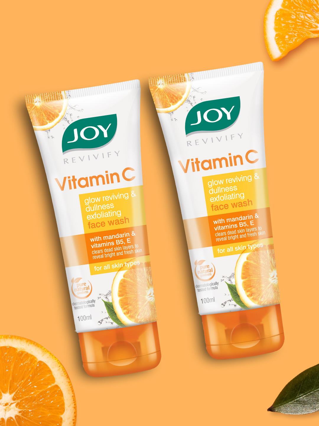 Buy JOY Set Of 2 Brightening Vitamin C Face Wash For Glowing Skin   100ml Each -  - Personal Care for Unisex
