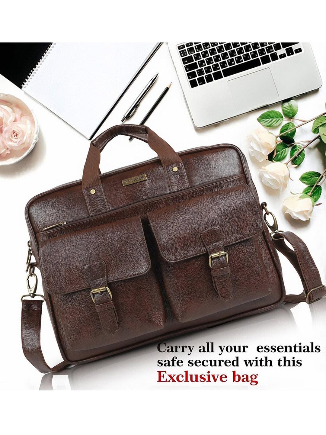 Buy Veneer Unisex Brown Laptop Bag -  - Accessories for Unisex