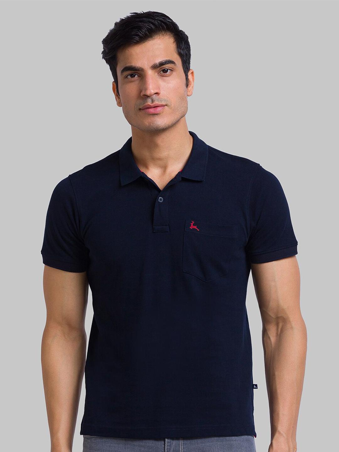 Buy Parx Men Blue Polo Collar T Shirt - Tshirts for Men 19750764 | Myntra