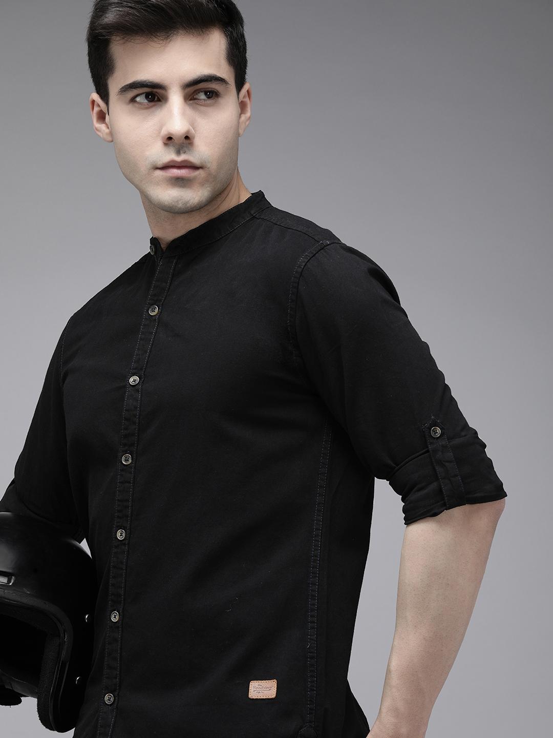 Buy Roadster Men Standard Solid Casual Shirt -  - Apparel for Men