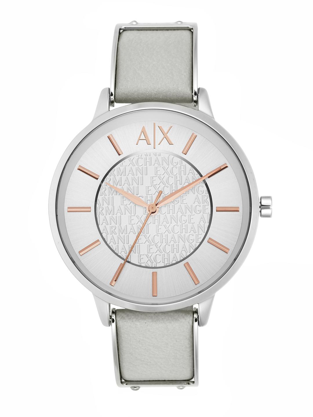 Buy Armani Exchange Women Leather Straps Analogue Watch AX5311I - - Accessories for Women