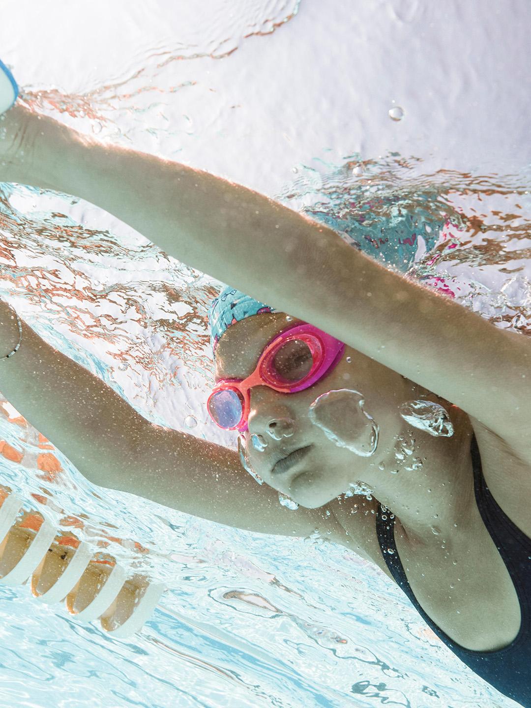 Buy Decathlon Kids Pink 100 Xbase UVA UVB Rays Protected Swimming Goggles - - Sporting Goods for Unisex