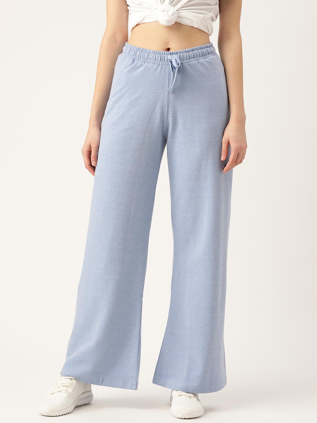 Femea Women Solid Bootcut Track Pants Peach main image 0