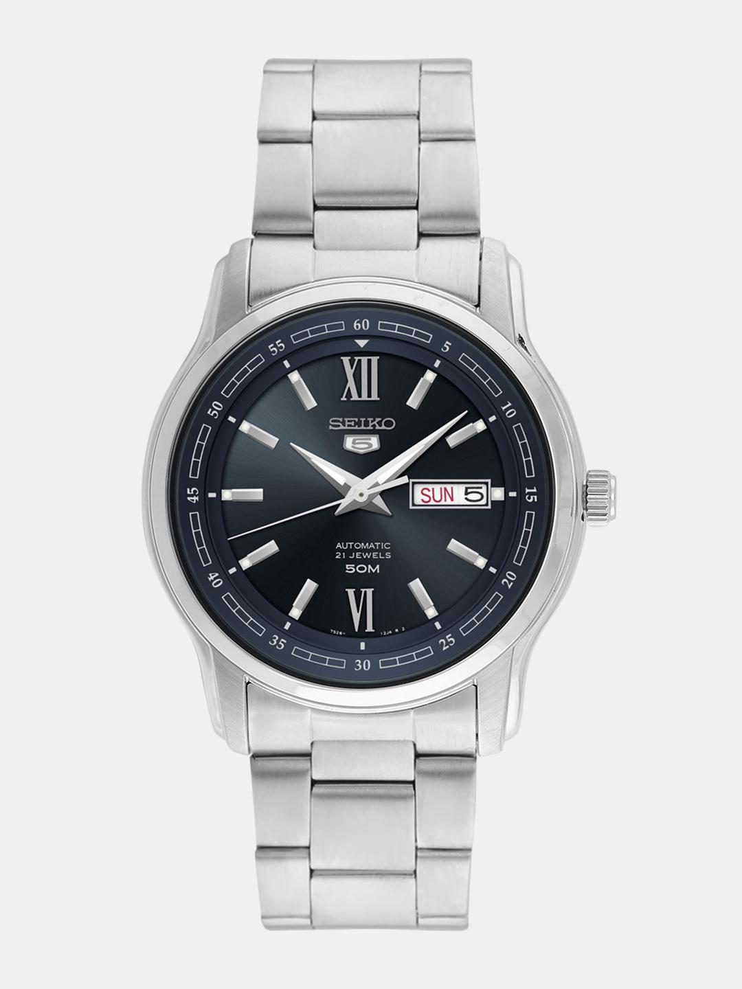 SEIKO Men Navy Dial Watch SNKP17K1 - Image 1