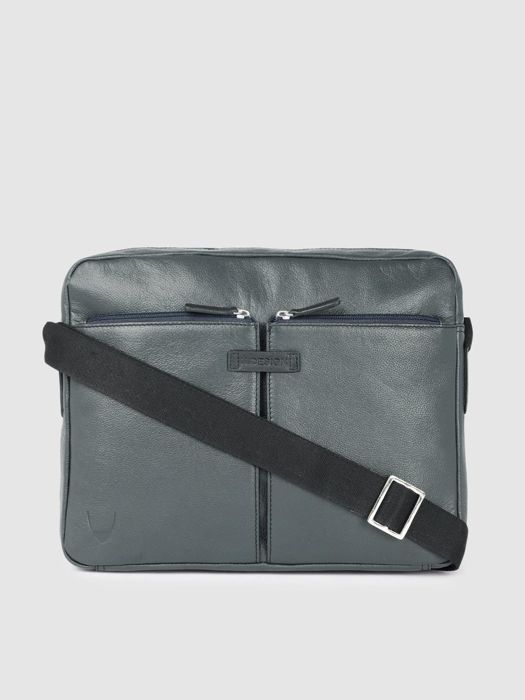 Buy Hidesign Solid Leather Structured Adjustable Strap Laptop Bag   14 Inches -  - Accessories for Men
