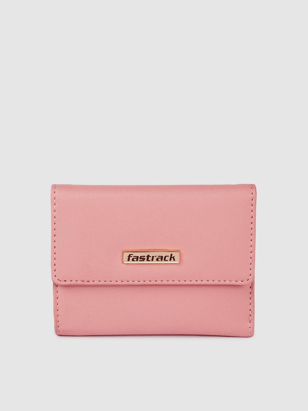 Buy Fastrack Women Pink Two Fold Wallet - Wallets for Women 20123854 ...