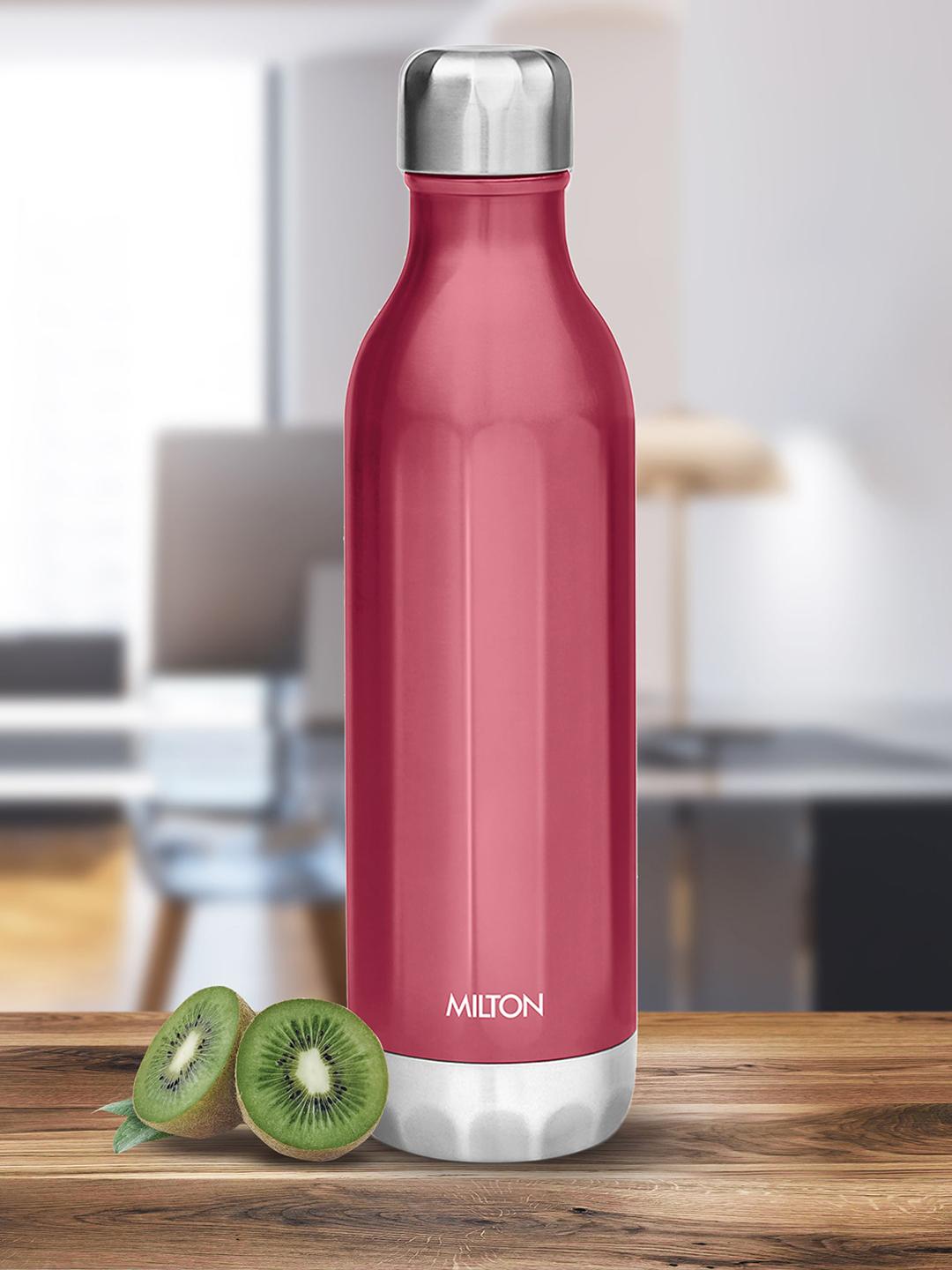 Buy Milton Bliss Pink Stainless Steel Spill Proof Water Bottle 500ml - - Home for Unisex