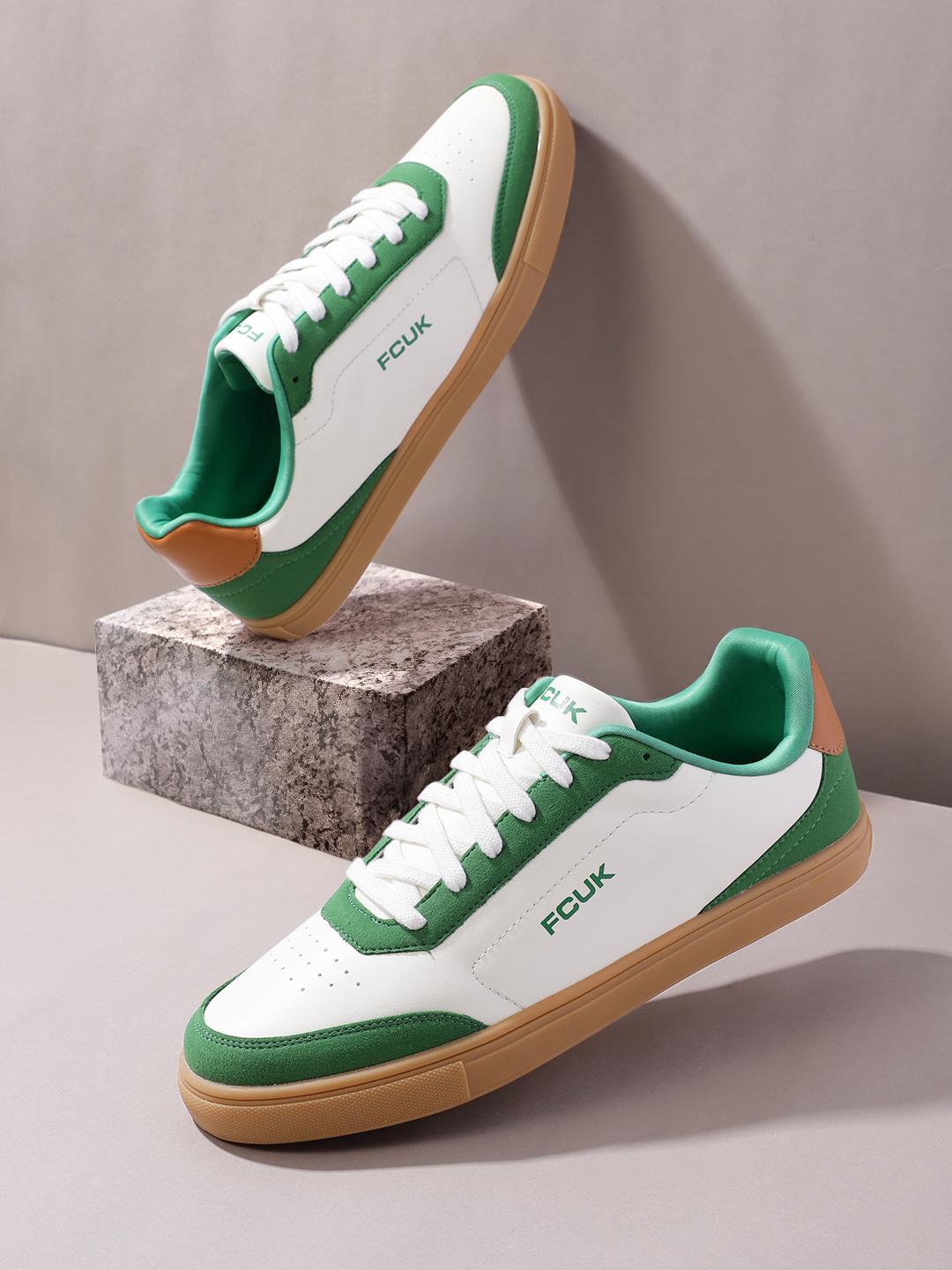 FCUK Men Colourblocked Sneakers - Image 1