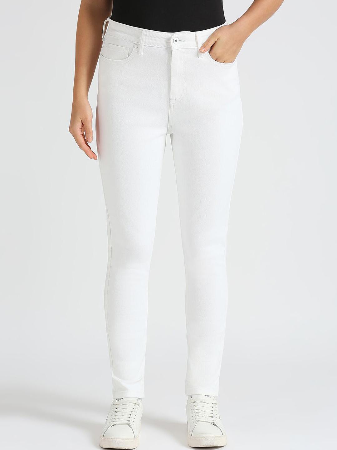 Pepe Jeans Women Skinny Fit High-Rise Stretchable Jeans