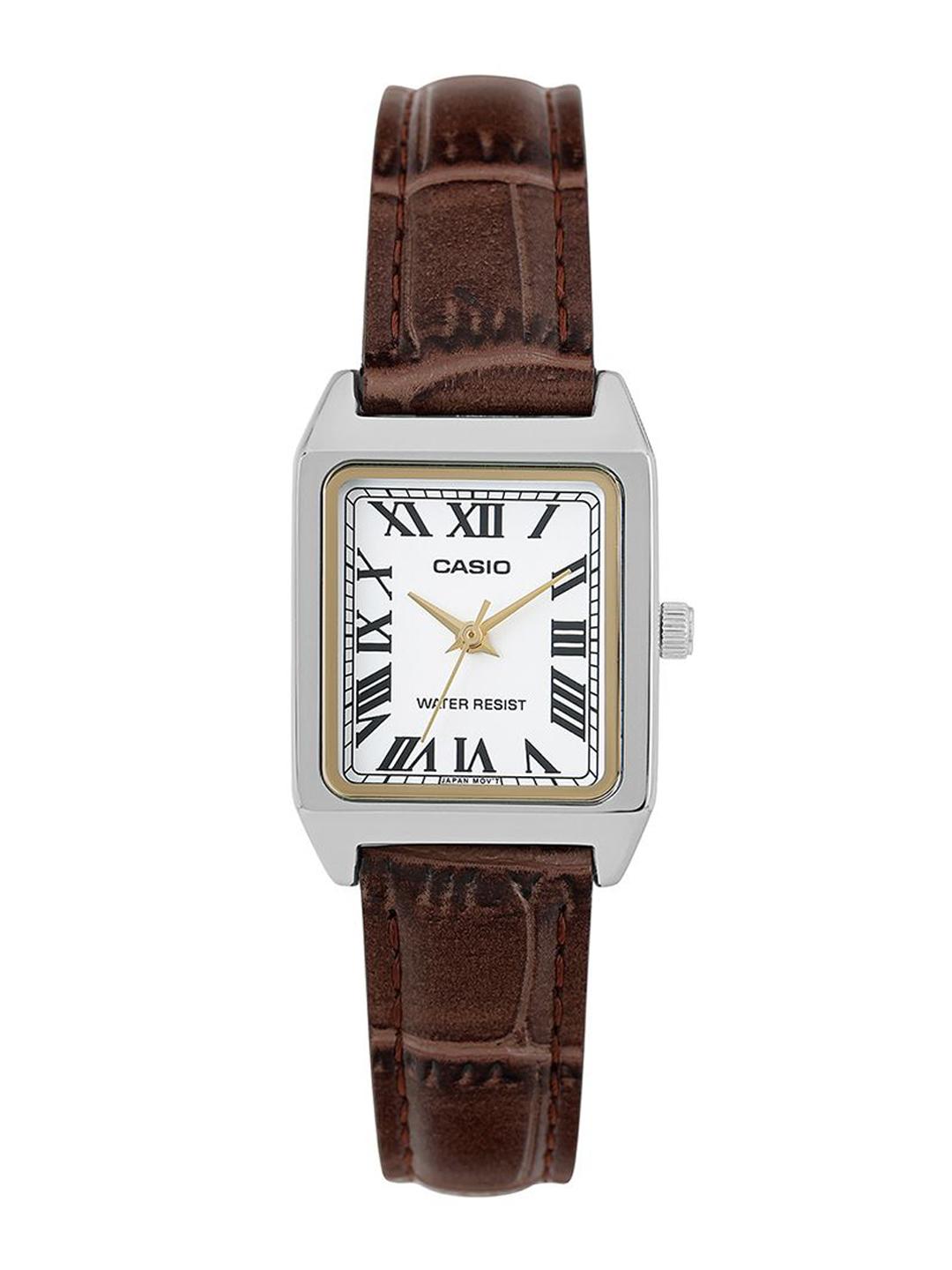 Buy CASIO Women Dial & Leather Cuff Straps Analogue Watch A2288 - - Accessories for Women